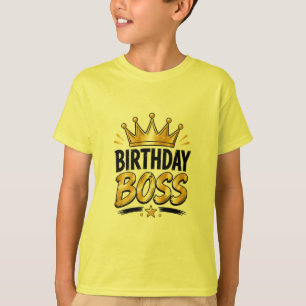 Verjaardagsbaas Grafische T-shirt voor tieners  Le