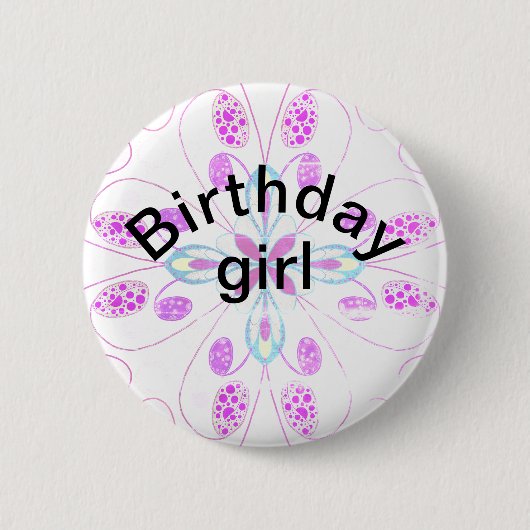 verjaardagsbadge ronde button 5,7 cm (Voorkant)