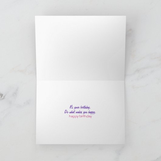 verjaardagsbal van garen kaart (Binnen)