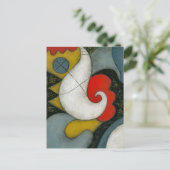 Verjaardagsballon Briefkaart (Staand voorkant)