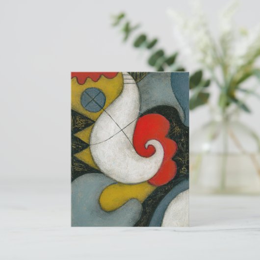 Verjaardagsballon Briefkaart (Staand voorkant)