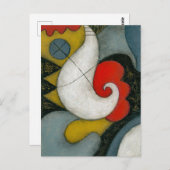 Verjaardagsballon Briefkaart (Voorkant / Achterkant)