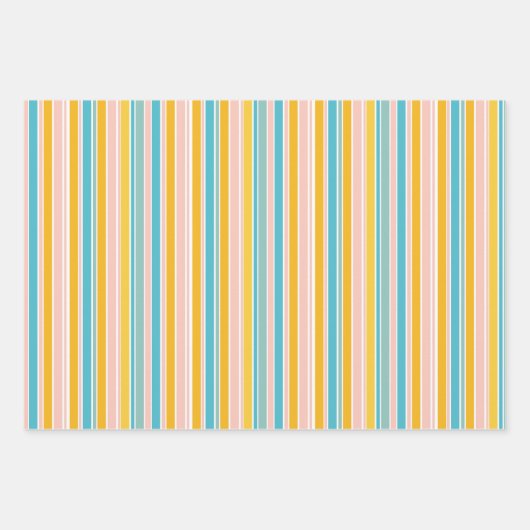 Verjaardagsballon Hip Hoera Inpakpapier Vel (Voorkant 3)