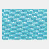 Verjaardagsballon Hip Hoera Inpakpapier Vel (Voorkant 2)