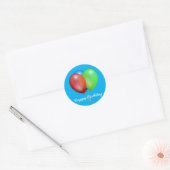 Verjaardagsballon Stickers (Envelop)