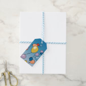 Verjaardagsballonfeest Cadeaulabel (Met Touw)