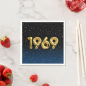 Verjaardagsballonnen 1969 In sterren servetten (Insitu)