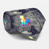 verjaardagsballonnen aap mannen stropdas (Opgerold)
