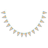 Verjaardagsballonnen Banner Vlaggen (Alle)