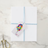Verjaardagsballonnen Cadeaulabel (Met Touw)