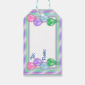 Verjaardagsballonnen Cadeaulabel (Achterkant)