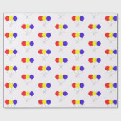 Verjaardagsballonnen Cadeaupapier (Vlak)