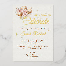 Verjaardagsballonnen echt goud