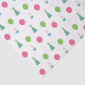 Verjaardagsballonnen, Feest Petten en Cupcakes Tissuepapier (Detail)