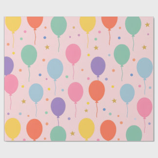 Verjaardagsballonnen Inpakpapier