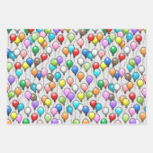Verjaardagsballonnen Inpakpapier Vel (Voorkant 2)