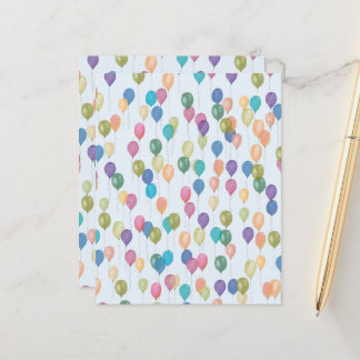 Verjaardagsballonnen Kleurrijk Scrapbook Papier
