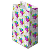 Verjaardagsballonnen met Confetti Klein Cadeauzakje (Achterkant Gekanteld)