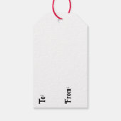 Verjaardagsballonnen Naar en Van Cadeaulabel (Achterkant)