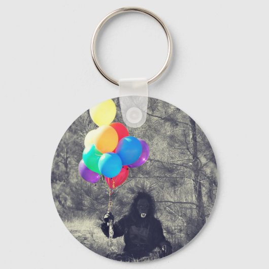 verjaardagsballonnen sleutelhanger (Voorkant)