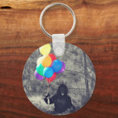 verjaardagsballonnen sleutelhanger (Voorkant)