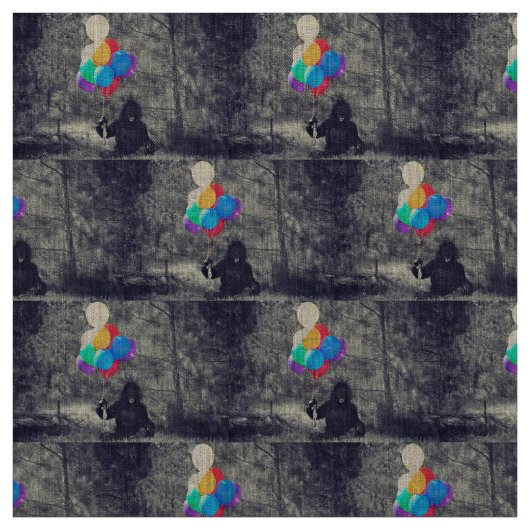 verjaardagsballonnen stof (Swatch)