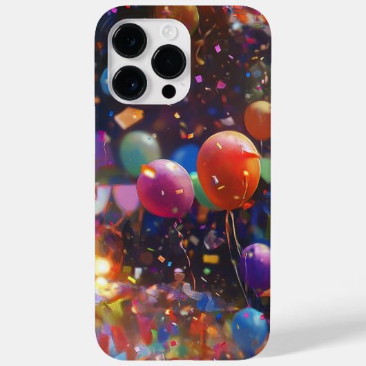 Verjaardagsballonnen telefoonhoesje Case-Mate iPhone case (Achterkant)