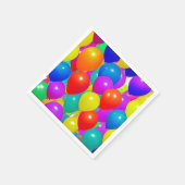 Verjaardagsballonservetten Servet (Hoek)