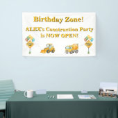 Verjaardagsbanner Bouw | Verjaardagszone Spandoek (Beurs)