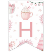 Verjaardagsbanner Cookies & Cocoa Vlaggetjes (Tweede vlag)
