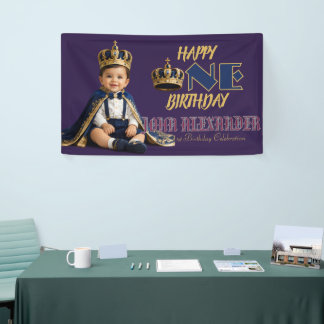 Verjaardagsbanner Kleine Koning Spandoek