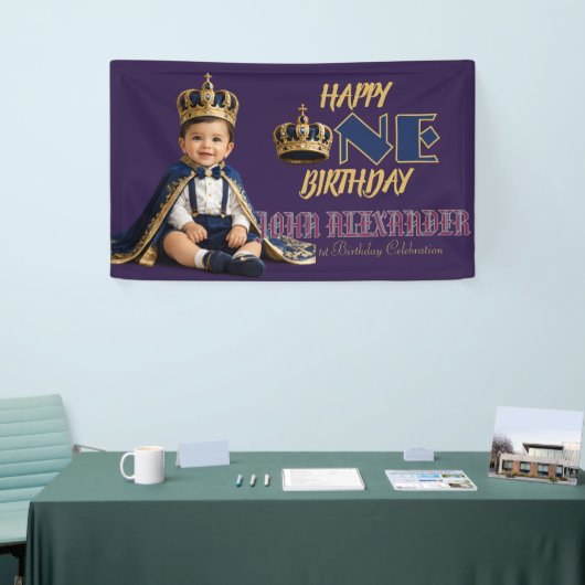 Verjaardagsbanner Kleine Koning Spandoek (Beurs)