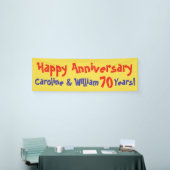 Verjaardagsbanner met naam en aantal spandoek (Beurs)