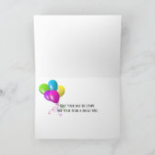 Verjaardagsbanner op rustiek hout kaart (Binnen)