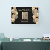 Verjaardagsbanner - personaliseer met foto en teks spandoek (Beurs)