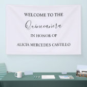 VERJAARDAGSBANNER QUINCENIERA SPANDOEK (Beurs)