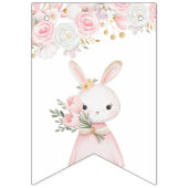 Verjaardagsbanner 'Some Bunny is Turning One' Vlaggetjes (Eerste vlag)