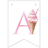 Verjaardagsbanner Sweet One Vlaggetjes (Derde vlag)