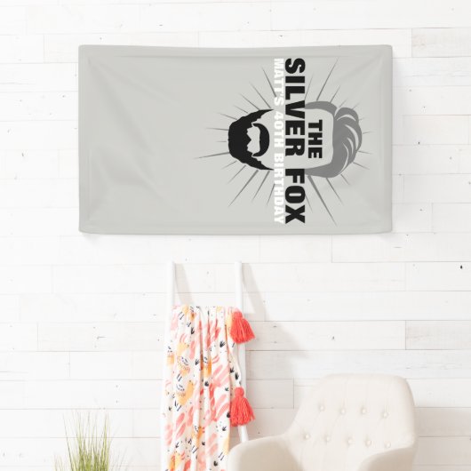 verjaardagsbanner van de mannen spandoek (Insitu)