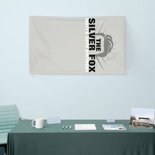 verjaardagsbanner van de mannen spandoek (Beurs)