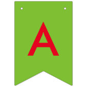 Verjaardagsbanner Vlaggetjes (Derde vlag)