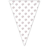 Verjaardagsbanner voor honkbal vlaggetjes (Eerste vlag)