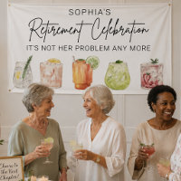Verjaardagsbanner voor pensionering, Grappige pens