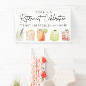 Verjaardagsbanner voor pensionering, Grappige pens Spandoek (Insitu)