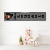 Verjaardagsbanner voor whisky en sigaren spandoek (Insitu)