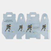 Verjaardagsbash op ijs bedankdoosjes (Ongevouwen)