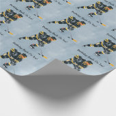 Verjaardagsbash op ijs cadeaupapier (Hoek)