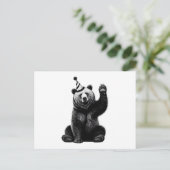 Verjaardagsbeer Briefkaart (Staand voorkant)