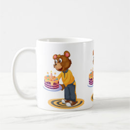 Verjaardagsbeer verrassing koffiemok