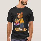 Verjaardagsbeer verrassing t-shirt (Voorkant)
